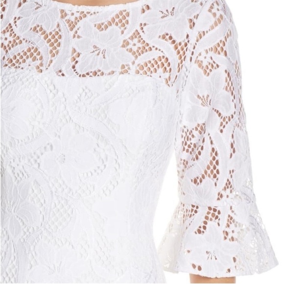Lilly Pulitzer Allyson Lace Floral Fit And Flare Dress Resort White New Size 4 - Picture 6 of 12